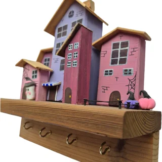 جاکلیدی دیواری رنگ صورتی