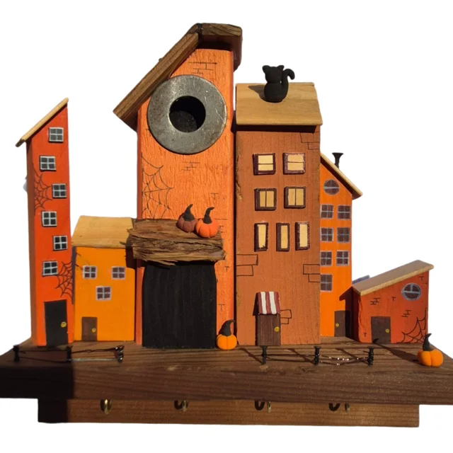 جاکلیدی دیواری چوبی مزرعه نارنجی Farmhouse Glow 2