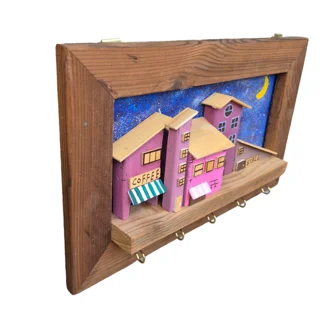 تابلو و جاکلیدی صورتی