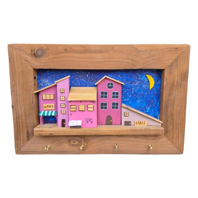 تابلو و جاکلیدی صورتی