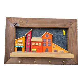 تابلو و جاکلیدی نارنجی