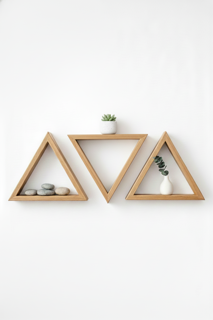 شلف دیواری مثلثی مدل رأس