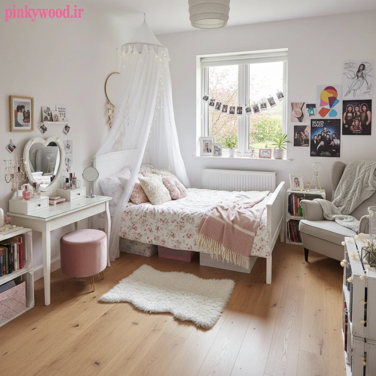 دکوری دخترانه | ایده‌های جذاب و کاربردی برای اتاق و فضای شخصی