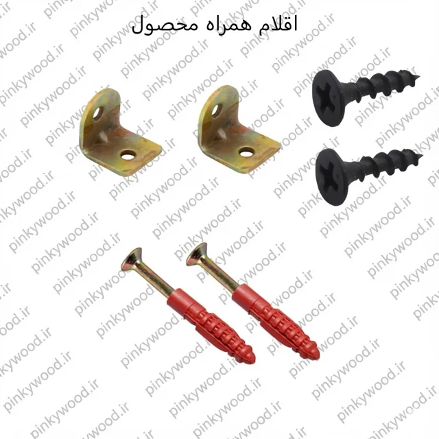 شلف و آویز لباس دیواری چوبی اتاق کودک