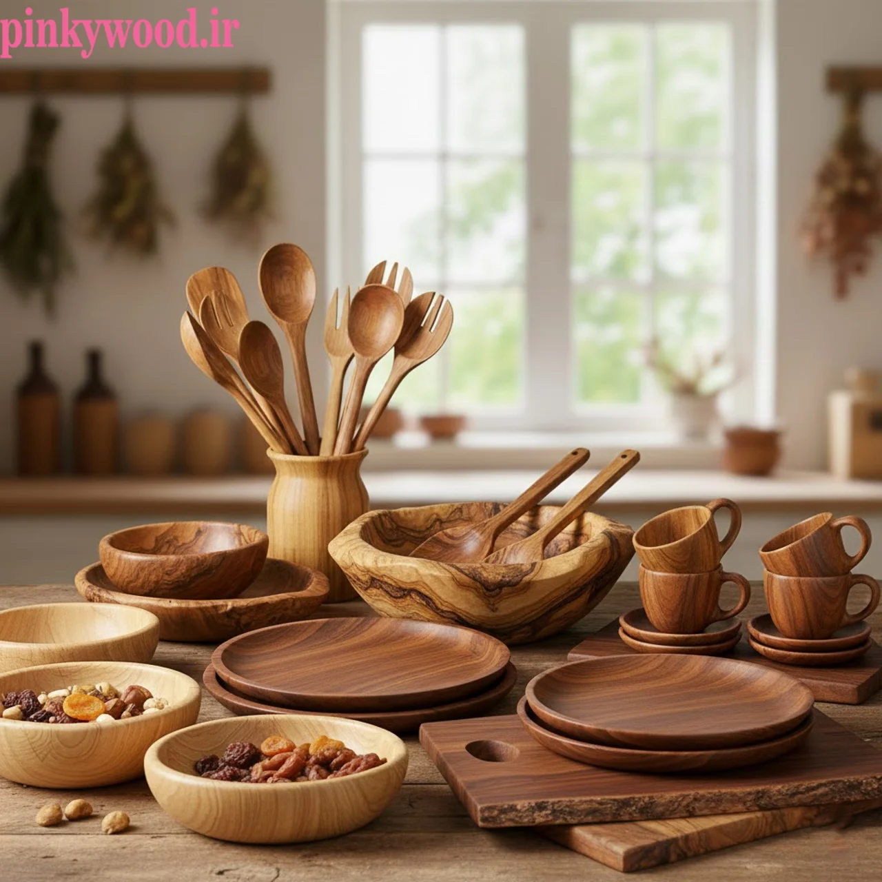 انواع چوب مناسب برای ساخت ظروف چوبی و تخته سرو