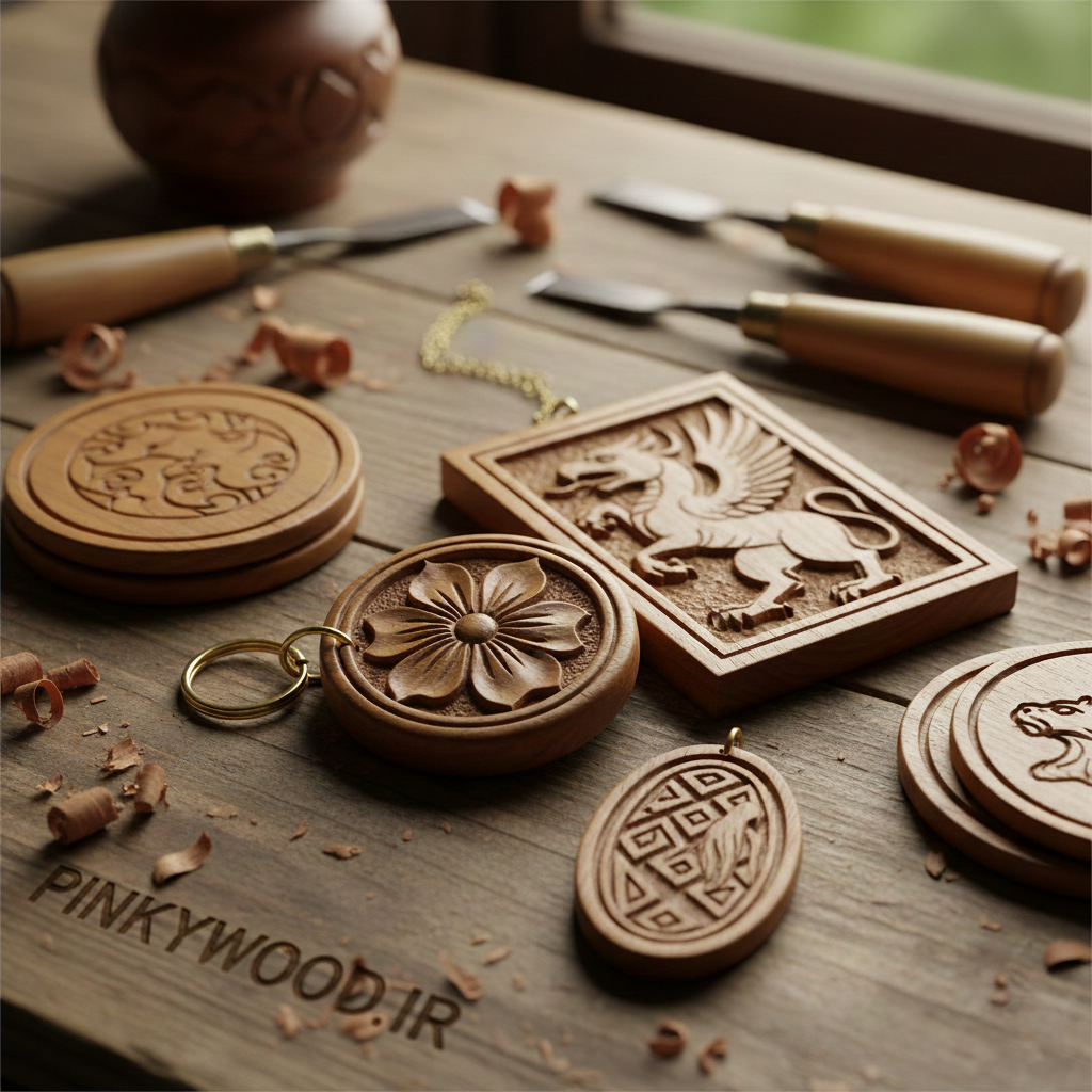 جاکلیدی و اکسسوری منبت‌کاری 