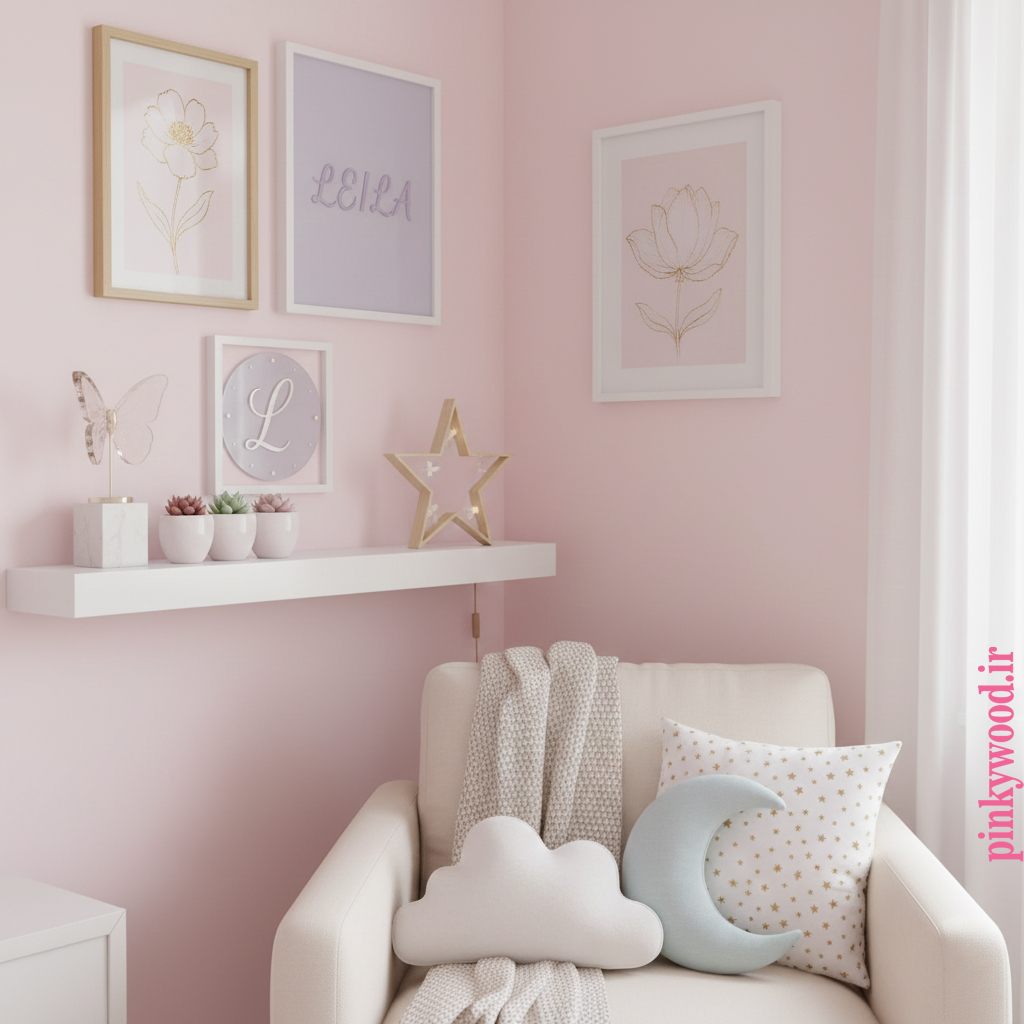 دکوری‌های اتاق دخترانه با رنگ پاستلی