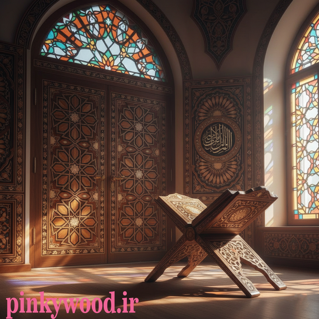 ابزار و اشیای مذهبی و فرهنگی در معرق کاری